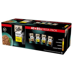 SHEBA Selection Select Slices Drobiowe Smaki saszetki 40x85g