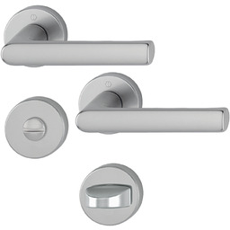 Hamburg - Klamki z okrągłym szyldem do WC,