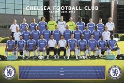 Plakat piłka nożna Chelsea FC Team 2011/2012 sezon