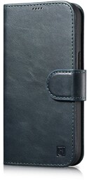 iCarer Oil Wax Wallet Case 2in1 etui iPhone