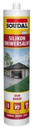 SOUDAL Silikon uniwersalny 280ml szary
