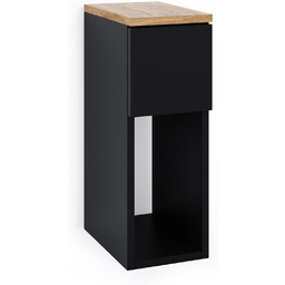 Szafka Nocna Wąska Z Szufladą I Półką wymiary: