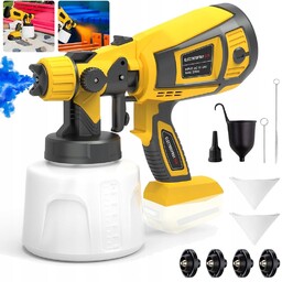 Wysokociśnieniowy Agregat Malarski 1,4L Regulowane Dysze Do Malowania