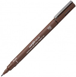 Cienkopis Kreślarski Uni-Pin Brush Sepia Uniball, 1 Sztuka