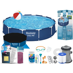 Basen Bestway 366x76 Ogrodowy Stelażowy 56681 16w1