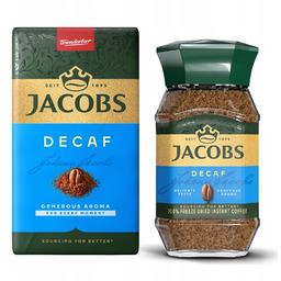 Kawa bezkofeinowa instant Jacobs Decaf, mielona Decaf