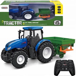 2 x ZDALNIE STEROWANY TRAKTOR ROZSIEWACZ SIEWNIK GUMOWE