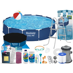 Basen Bestway 366x76 Ogrodowy Stelażowy 56681 18w1