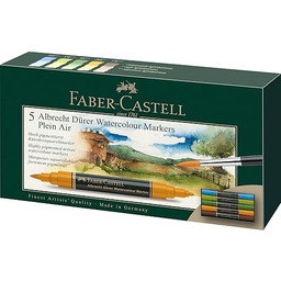 FABER-CASTELL - markery akwarelowe Albrecht Dürer, 5 kolorów
