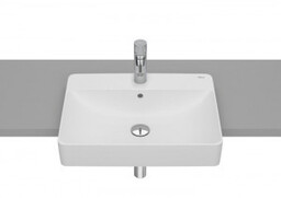 ROCA A32753S620 INSPIRA SQUARE Umywalka półblatowa 550x420 FINECERAMIC