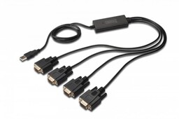 Digitus Konwerter/Adapter USB 2.0 do 4x RS232 (DB9)