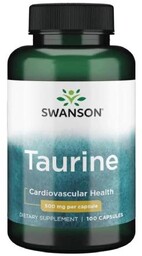 SWANSON Tauryna 500 mg - 100 kapsułek