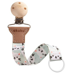 AKUKU Tasiemka do smoczka Kotki A0582