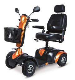 Wózek inwalidzki - skuter elektryczny ułatwiający poruszanie