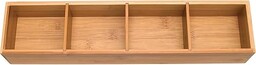 Lipper International 8884 drewno bambusowe 4-częściowy organizer
