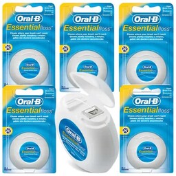 Oral-B Essential Floss, Nić Dentystyczna Niewoskowana Miętowa 50m