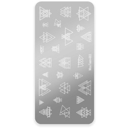 Blaszka do stempli ze wzorkami Mouteen Nr 003