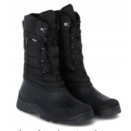 Trespass Męskie Śniegowce na Zimę Czarne Wysokie 46