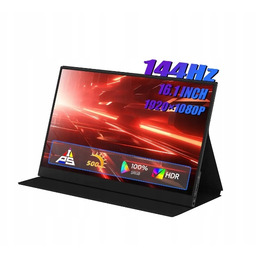 Monitor Przenośny 144Hz Zeuslap P16A 16,1'' Fhd Ips
