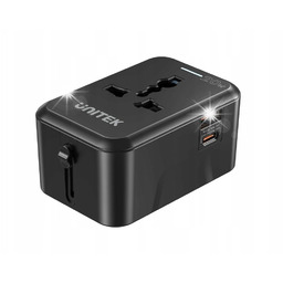 Ładowarka podróżna Unitek P1120ABK01 1xUSB-C 1xUSB-A PD 20W