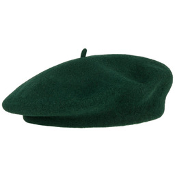 Czapka Baskijska z Kaszmirem by Barascon, ciemnozielony, One