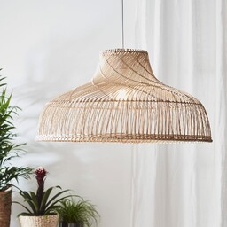 Lampa Wisząca Markslöjd, Bali, ściemnialny, drewniany, salon, drewno,