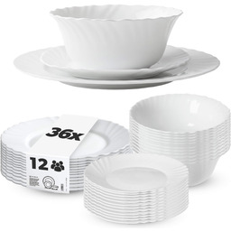 Zestaw obiadowy Marotta salaterka + talerz deserowy +