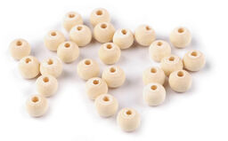 ČistéDřevo Koraliki drewniane 8 mm 20 sztuk