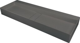 DEANTE Umywalka granitowa nablatowa 100x40cm z maskownicą BLUR
