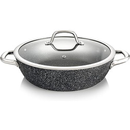 Tescoma Patelnia, Stal Nierdzewna, Czarny, 28 cm