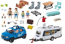 Playmobil 71423 Samochód z przyczepą kempingową Family Fun