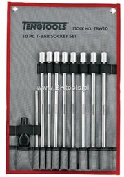 Teng Tools Zestaw kluczy nasadowych chwyt 3/8 10szt