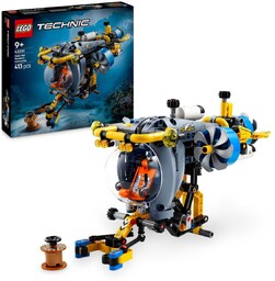 LEGO Technic, klocki, Badawcza łódź podwodna, 42201