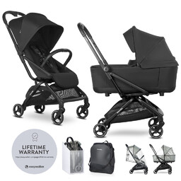 EASYWALKER Wózek wielofunkcyjny 2w1 Rockey S Pure Black