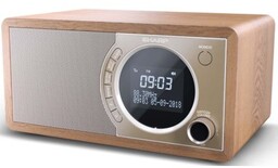 SHARP Radio DR-450(BR) Brązowy