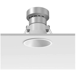 Spoty FLOS, szary, salon, aluminium