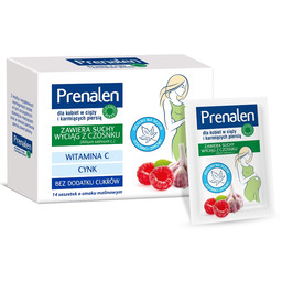 Prenalen Protecta smak malinowy, 14 saszetek