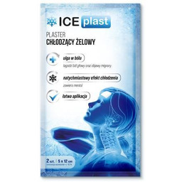 ICE PLAST Żelowy plaster chłodzący 5x12cm, 2szt.