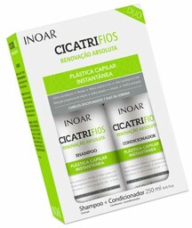 INOAR Cicatrifios Włosy Zniszczone Zabiegami Szampon 250ml +