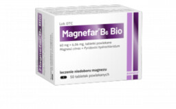 Magnefar B6 Bio 60mg+6.06mg, 50tabl