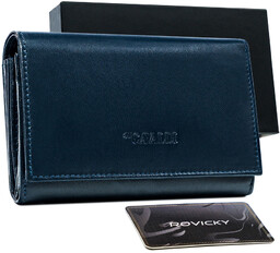 Duży portfel Cavaldi RD-22-GCL-0894 granatowy