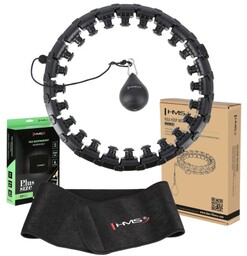 ZESTAW HULA HOP HHW12 BLACK Z WYPUSTKAMI
