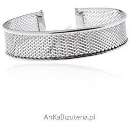 ankabizuteria.pl Bransoletka srebrna szeroka - Elegancka biżuteria sr