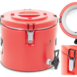 Termos gastronomiczny cateringowy z kranem do transportu napojów