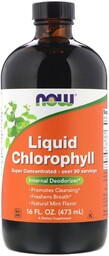 Chlorofil w Płynie Koncentrat NOW FOODS, 473 ml