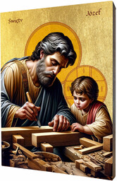 Ikona Świętego Józefa Rzemieślnika