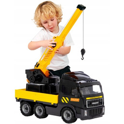 Duży Solidny Dźwig Ciężarowy – Samochód Budowlany