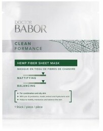 BABOR Doctor Babor CleanFormance Hemp Fiber Sheet Mask