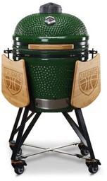 Grill ceramiczny węglowy Kamado Bono Zalgiris, zielony