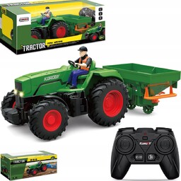 2 x TRAKTOR ZDALNIE STEROWANY GUMOWE KOŁA ŚWIATŁO